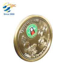 China Suppliers Low MOQ Good Price Brass Military Metal Challenge Coin